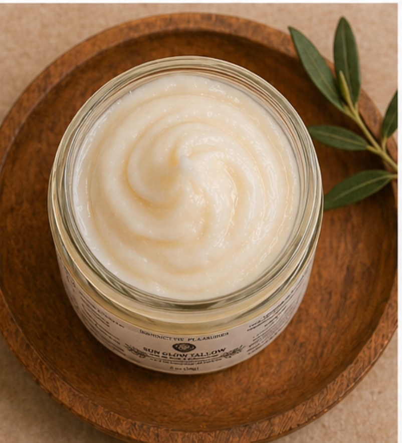 Sun Glow Tallow Balm with Non Nano Zinc Oxide