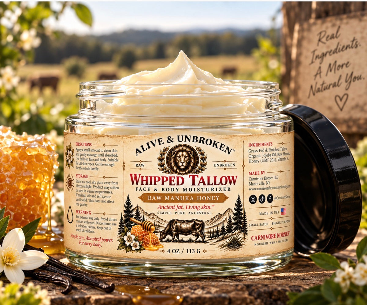 Raw Manuka Honey Tallow Moisturizer