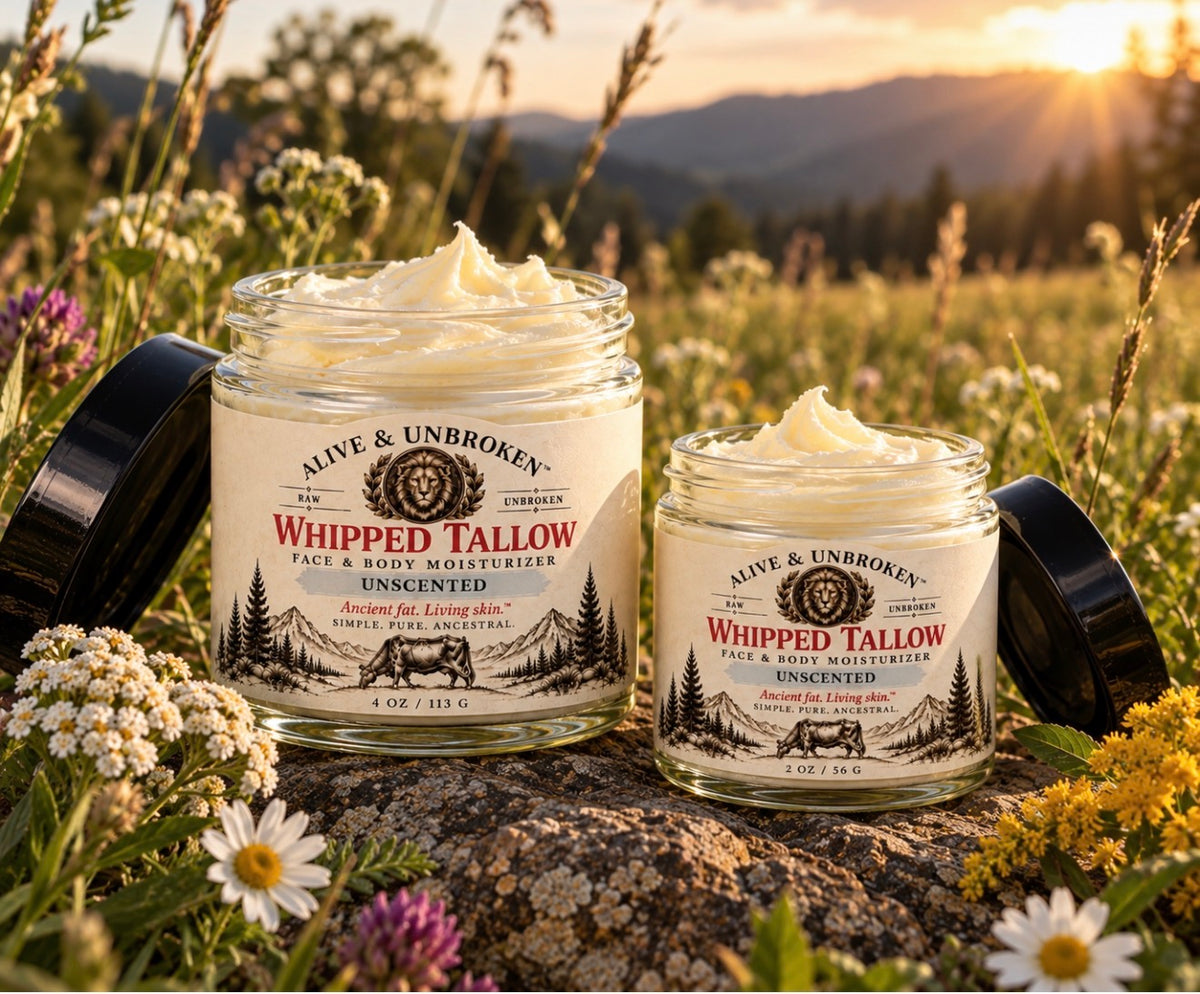 Grass Fed & Finished Whipped Tallow Face & BodyMoisturizer