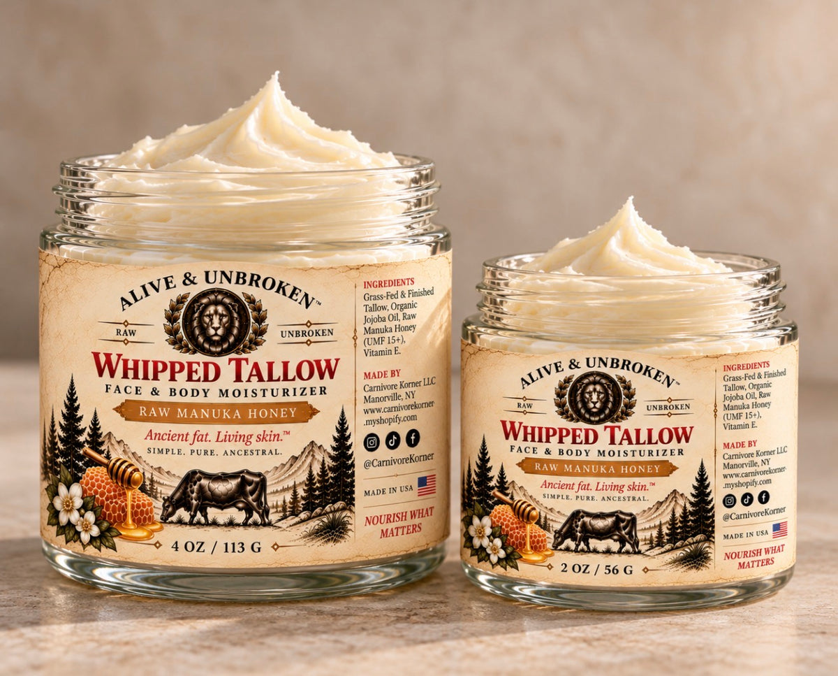 Raw Manuka Honey Tallow Moisturizer