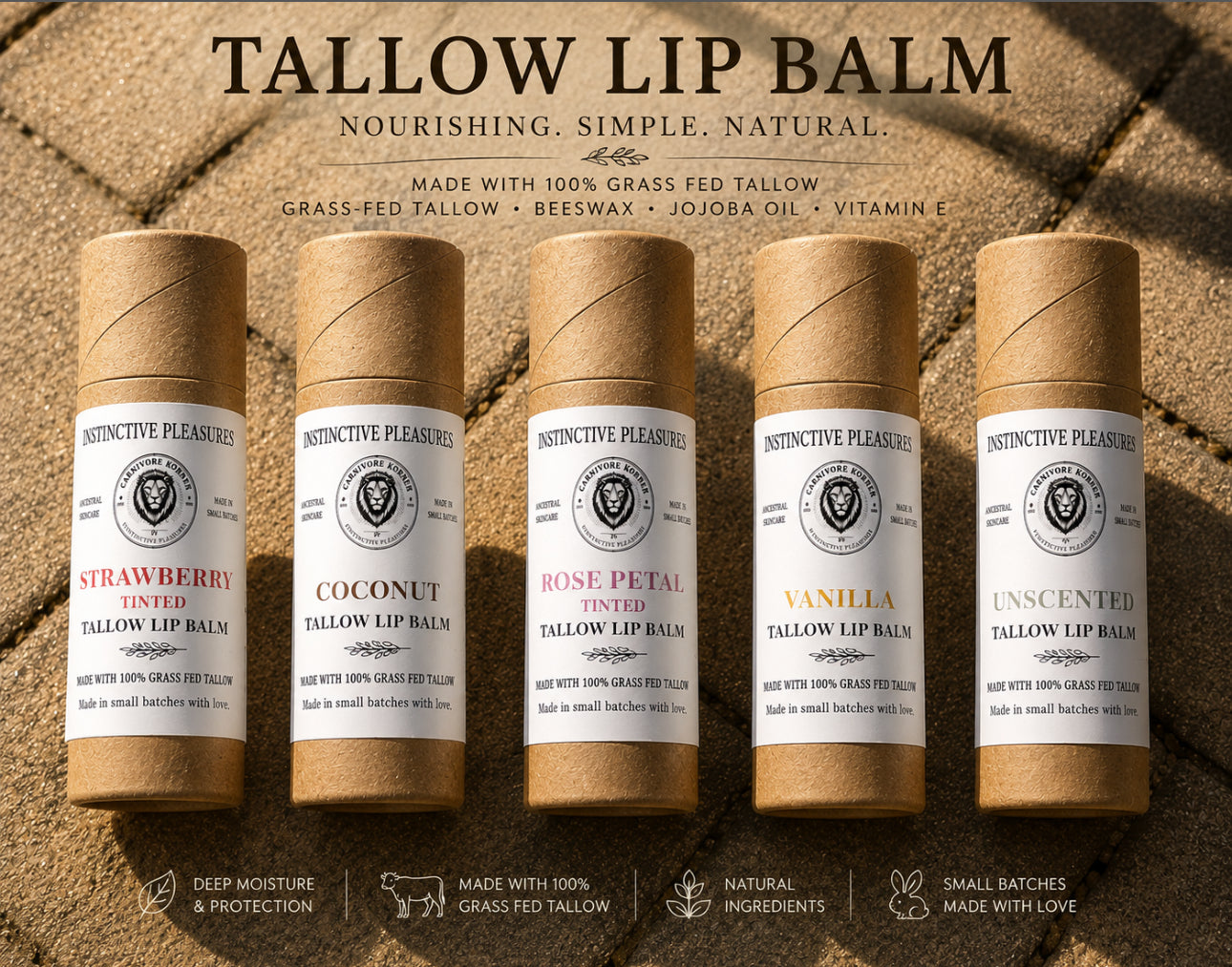 GRASS FED TALLOW LIP BALM