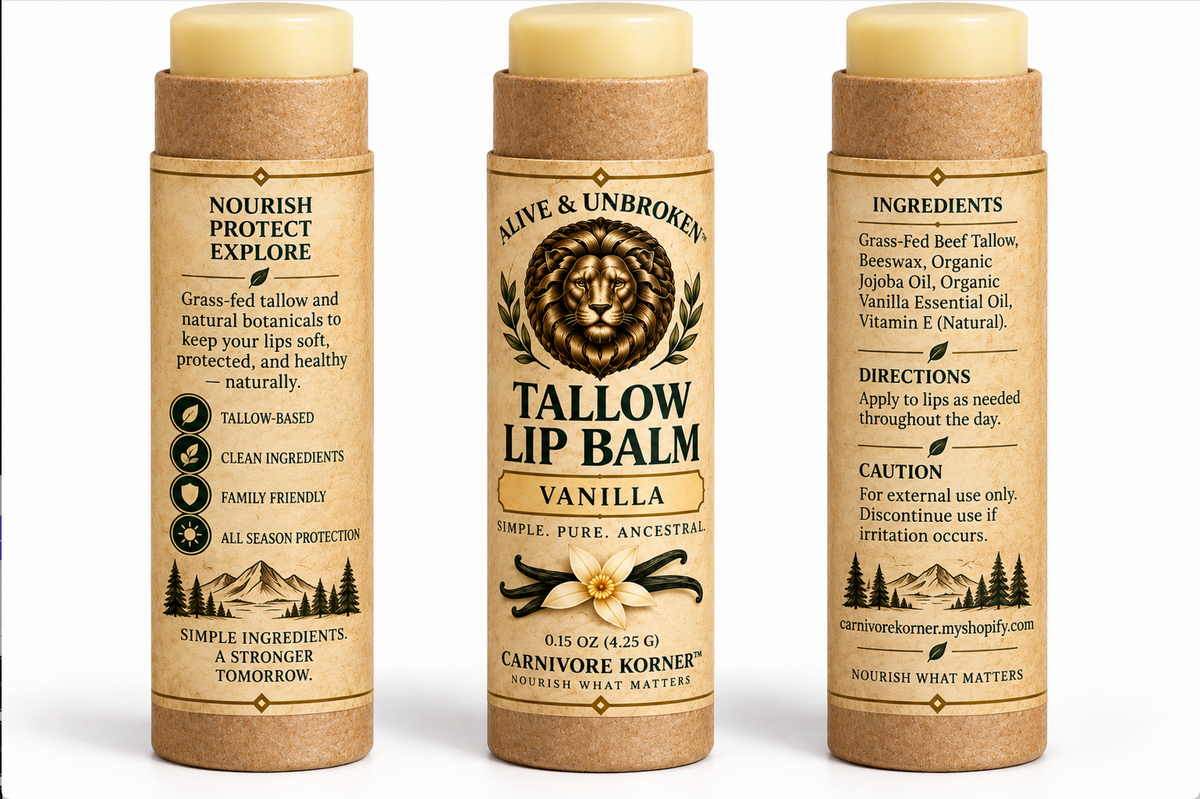 GRASS FED TALLOW LIP BALM