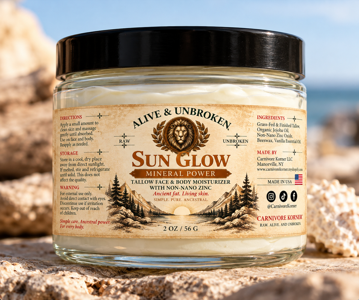 Outdoor Sun Glow made with non nano zinc